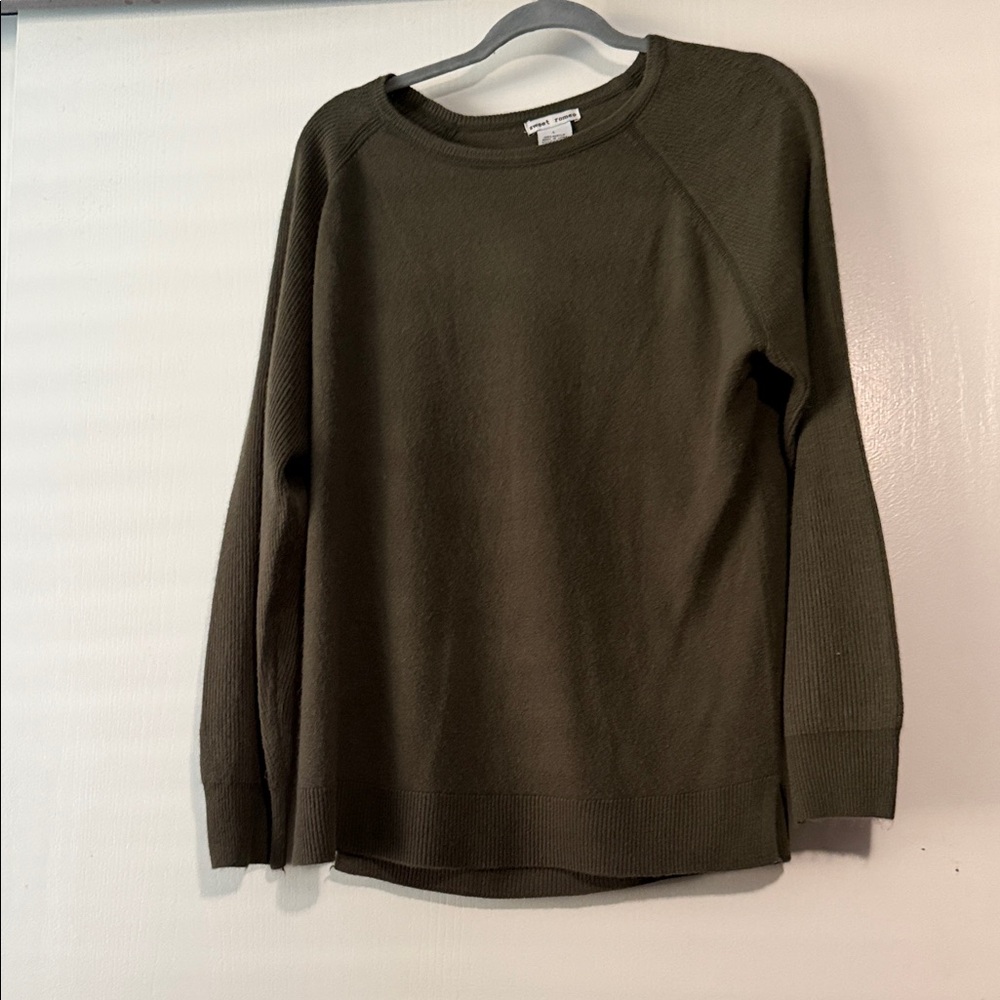 Sweet Romeo Olive Green Sweater
